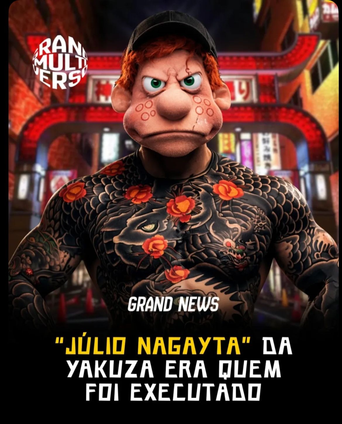 GRAND NEWS: “Júlio Nagayta”, da Yakuza, seria o alvo do caso que chocou as redes